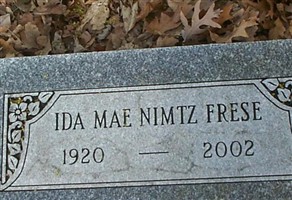 Ida Mae Nimtz Frese Ida Mae Nimtz Frese