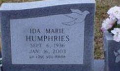 Ida Marie Humphries