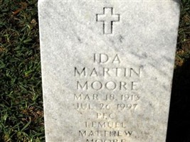 Ida Martin Moore Ida Martin Moore