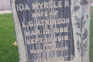 Ida Myrtle Rudy Atkinson Ida Myrtle Rudy Atkinson