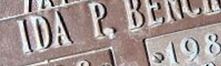 Ida P. Bench