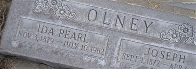 Ida Pearl Cantwell Olney