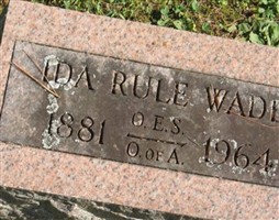 Ida Rule Wade Ida Rule Wade