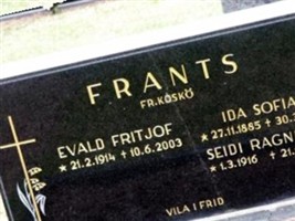 Ida Sofia N?sman Frants Ida Sofia N?sman Frants