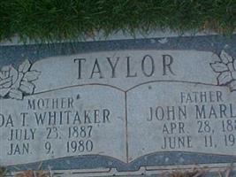 Ida Taylor Whitaker Taylor