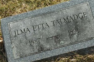 Ilma Etta Talmadge Ilma Etta Talmadge