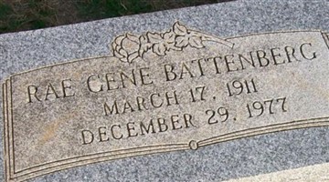 Imogene Margaret "Rae Gene" Preslar Battenberg Imogene Margaret "Rae Gene" Preslar Battenberg