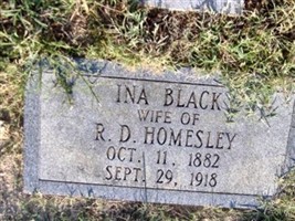 Ina Black Homesley