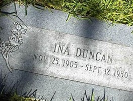 Ina Duncan Ina Duncan