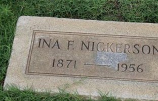 Ina F Nickerson Ina F Nickerson
