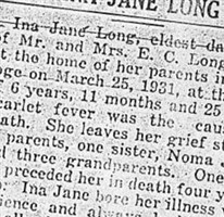 Ina Jane Long Ina Jane Long