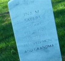 Ina M Sayers Ina M Sayers