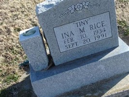 Ina M. 'Tiny' Rice Ina M. 'Tiny' Rice