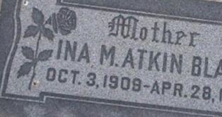Ina Mary Atkin Black