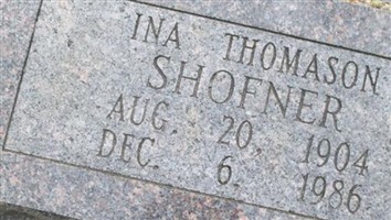 Ina Thomason Shofner