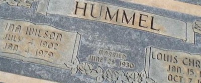 Ina Wilson Hummel Ina Wilson Hummel
