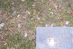 Inf. Son of Mr. and Mrs. C. T. McCurdy