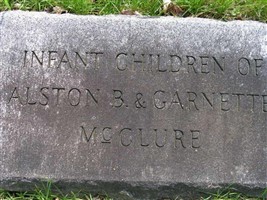 Infant children of Alston B & Garnette McClure