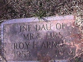 Infant Dau. Arnold Infant Dau. Arnold