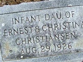 Infant Daughter Christiansen