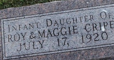 Infant Daughter Cripe
