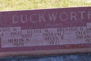Infant Daughter Duckworth