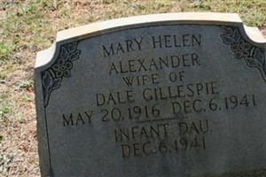 Infant Daughter Gillespie