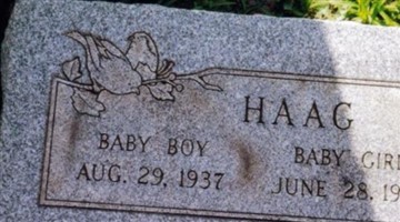 Infant Daughter Haag Infant Daughter Haag
