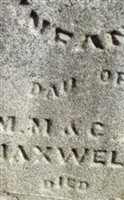 Infant Daughter Maxwell Infant Daughter Maxwell