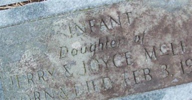 Infant Daughter McLean