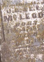 Infant Daughter McLeod Infant Daughter McLeod