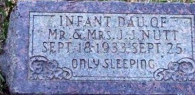 Infant Daughter Nutt
