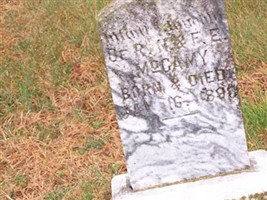 Infant Daughter of R.N. & F.E. McCamy