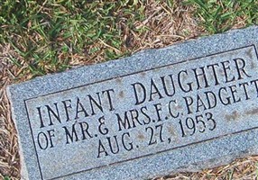 Infant daughter Of F.C. Padgett
