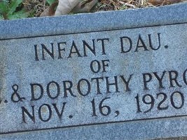 Infant Daughter Pyron