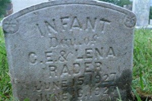 Infant Daughter Rader