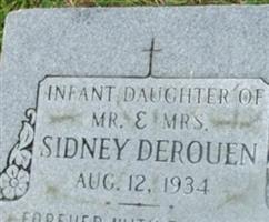 Infant Daughter of M/M Sidney Derouen