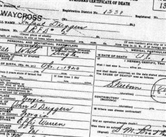 Infant Son Of John Durwood & Effie Warren Driggers