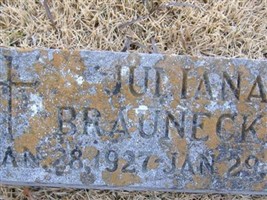 Infant Juliana Braunecker