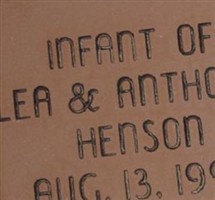 Infant of Lea & Anthony Henson Infant of Lea & Anthony Henson