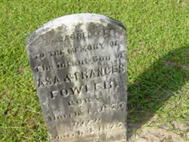 Infant Of Asa Fowler