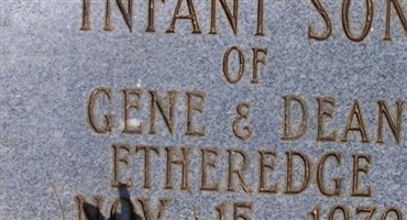 Infant Son Etheredge