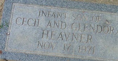 Infant Son Heavner Infant Son Heavner