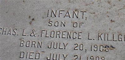 Infant Son Killgore Infant Son Killgore