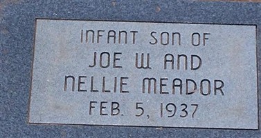 Infant Son Meador