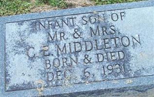 Infant son Middleton