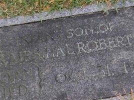 Infant Son Robertson Infant Son Robertson