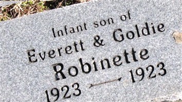 Infant Son Robinette