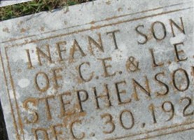 Infant Son Stephenson Infant Son Stephenson