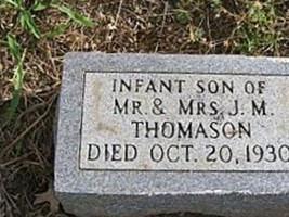 Infant Son Thomason